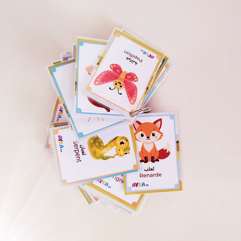 Carte animaux pour bébé tunisie