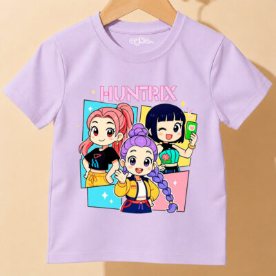 T-shirt fille imprimé Huntrix - 100% Coton