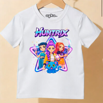 T-shirt fille imprimé Huntrix - 100% Coton