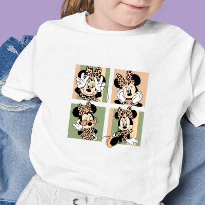 T-shirt fille imprimé Minnie tunisie