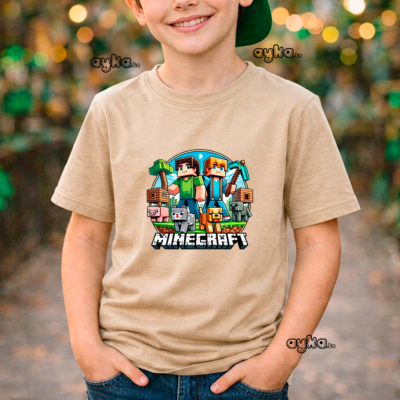 T-shirt minecraft tunisie