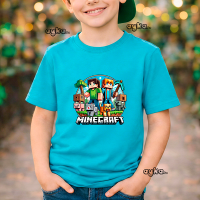 T-shirt minecraft tunisie