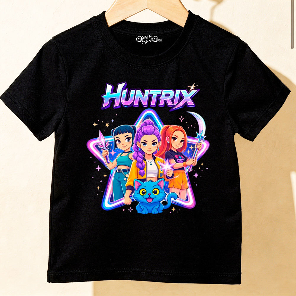 T-shirt fille imprimé Huntrix - 100% Coton