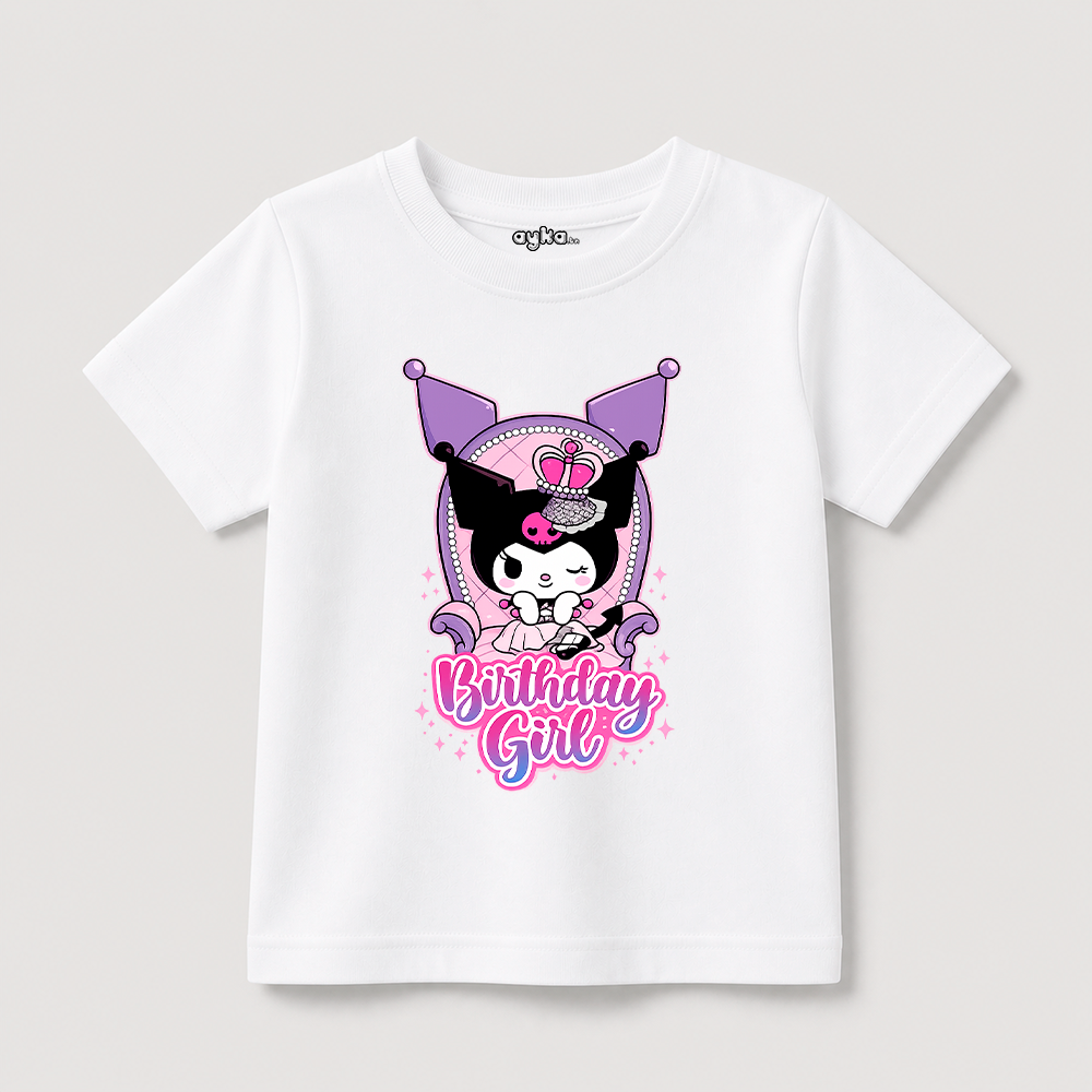 Tshirt kuromi personnalisé anniversaire tunisie